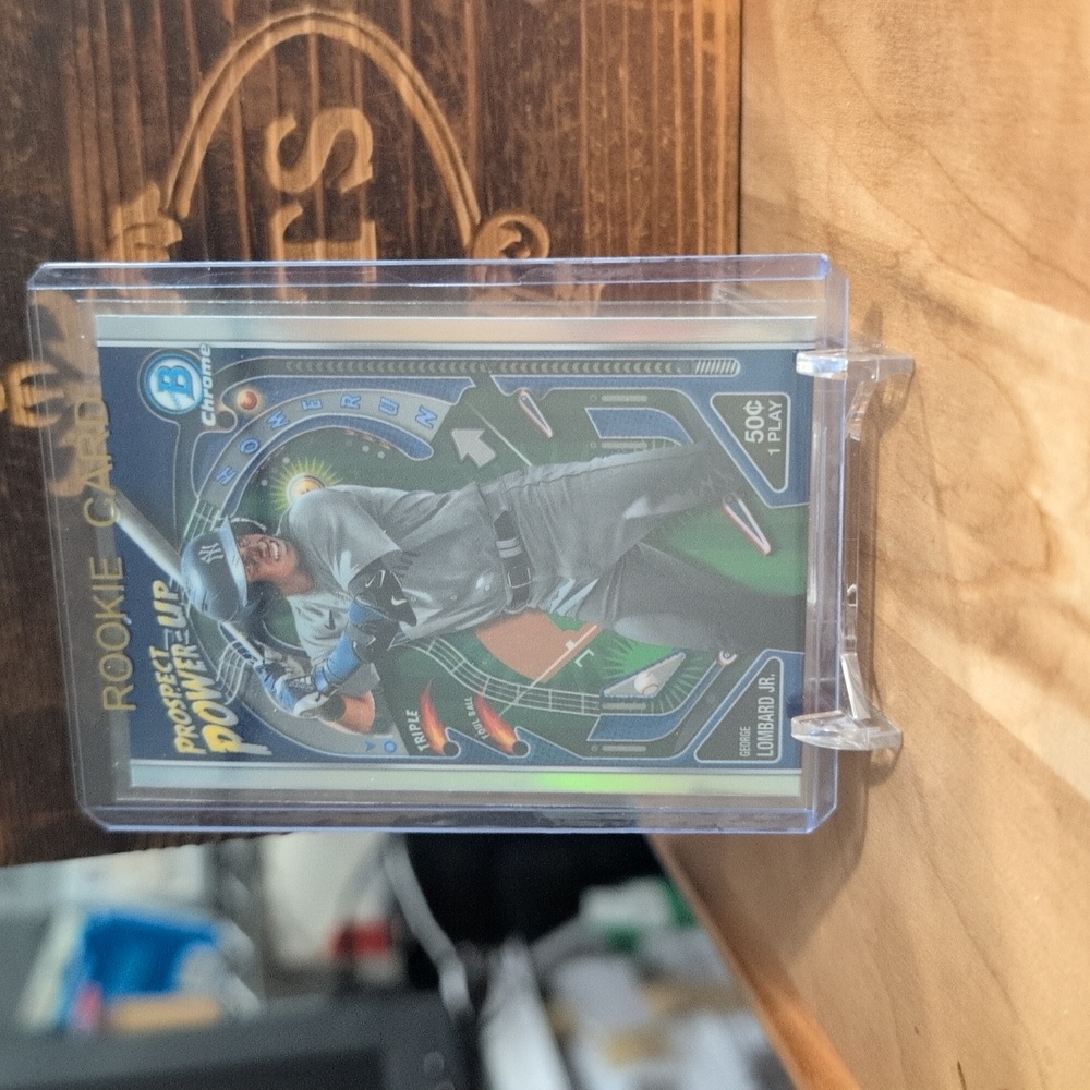 2024 Bowman Chrome George Lombard Jr. Prospect Power-Up Rookie Card Yankees 🔥🔥